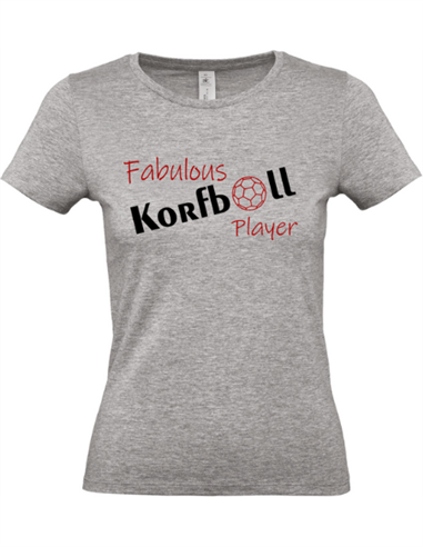 FABULOUS KORFBALL PLAYER T-SHIRT DAMES